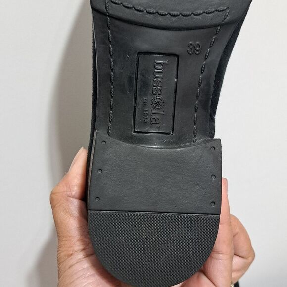 Bussola Siena Whimsygoth Microtec Soft Suede Goth Riding Boots 39 US 8-8:5 Black - Picture 8 of 17